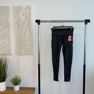 SPANX Faux Leather Leggings, Petite, Size Large